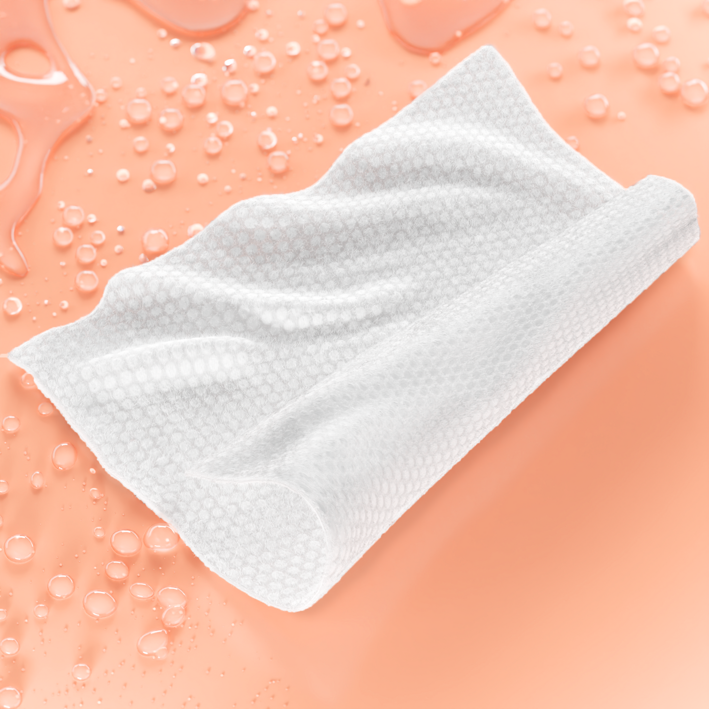 Premium Wipes de algodón 100% natural. Toallitas perfectas para el cuidado facial.